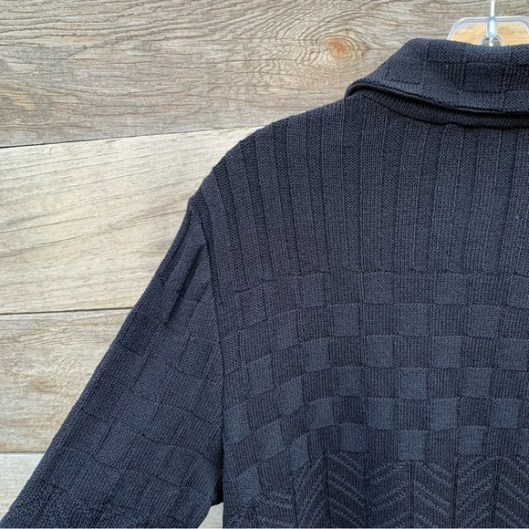 St John Sport Cardigan Jacket Womens M Textured Santana Full Zip Quiet Luxury - Picture 10 of 16